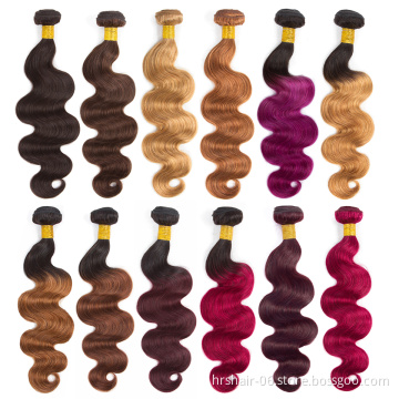 Best quality ombre and 613 Bundles Raw Virgin Cuticle Aligned Hair Human Hair Weave Bundle Wholesale Indian hair extension
